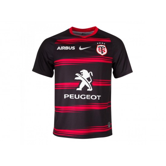 Camisola Stade Toulousain Rugby Equipamento Primeiro 2020-2021 Manga Curta